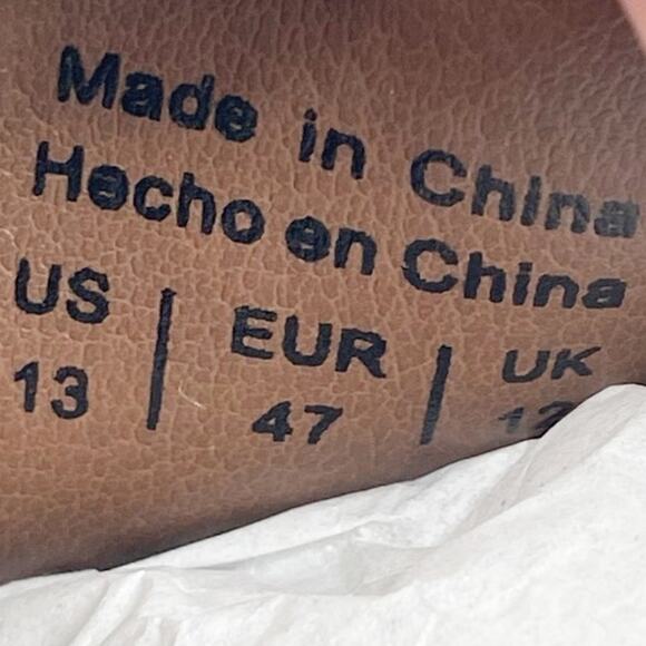 Fairlane Men's Feawin Flex Oxford Shoes 13 Brown Leather Lace Up Heel NWOB - Picture 11 of 12